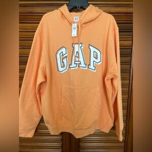 GAP Bright Orange Hoodie with Logo